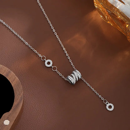 Ovalira® 999 Fine Silver Y-Necklace – Elegant Gift for Her