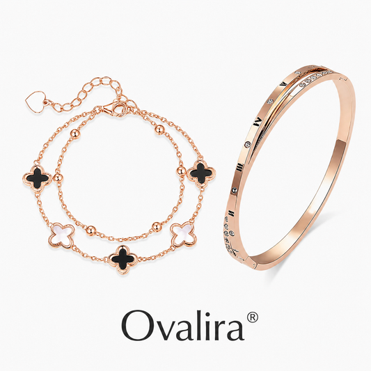 Ovalira® Lucky Clover Bracelet & Bangle