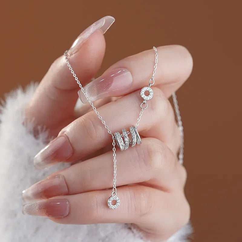 Ovalira® 999 Fine Silver Y-Necklace – Elegant Gift for Her