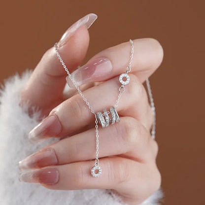Ovalira® 999 Fine Silver Y-Necklace – Elegant Gift for Her